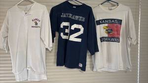 lot 2123 image: Vintage KU Shirts L XL