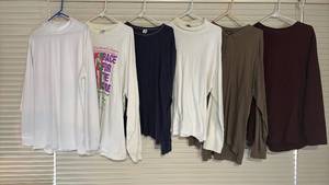lot 2131 image: Mens Oversized Long Sleeve Shirts L XL