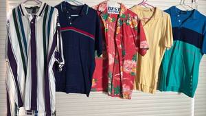 lot 2146 image: Mens Polo Shirts M L XL
