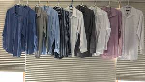 lot 2149 image: Button down Dress Shirts L XL 16 17 32 33