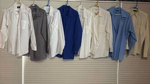 lot 2150 image: Another Button down Dress Shirts L XL 16 17 32 33
