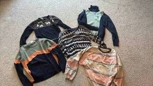 lot 2156 image: Retro Sweaters Large