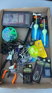 lot 3030 image: Fish Tackle with Pole Holder and more