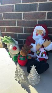 lot 3116 image: Christmas Stuffed Toys and Trees