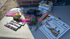 lot 3124 image: Kids Books, Jump Rope and more