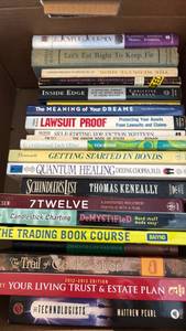 lot 3140 image: Mixed Genre Book Collection - 20 Self Help & Finance Books