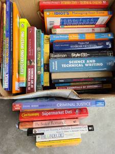 lot 3143 image: Books, including The Suoermarket Diet.