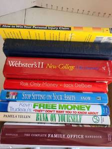 lot 3207 image: Books, including Stop Sitting on Your Assets