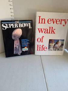 lot 3212 image: Books,, including The Super Bowl.