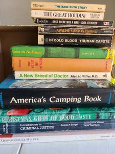 lot 3215 image: Books, including The Babe Ruth Story.