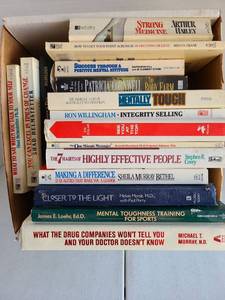 lot 3224 image: Books, including Strong Medicine.