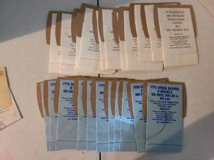 lot 3310 image: Oreck Buster B hand vsc filter bags