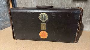 lot 4001 image: 1920s Vincent Bach Trumpet Case