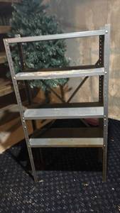 lot 4002 image: Metal Shelf 57x30x12