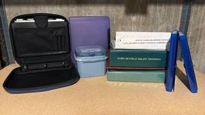 lot 4006 image: Three Ring Binders and other Office supplies