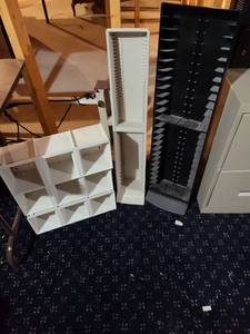 lot 4018 image: CD and VHS tape holders