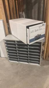 lot 4108 image: Bankers Box File Storage Set with Mail Sorter