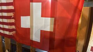 lot 4135 image: Swiss  Flag  38x54