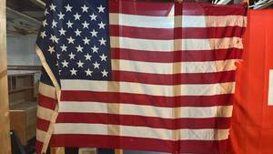 lot 4136 image: 50 Star American Flag 38x54