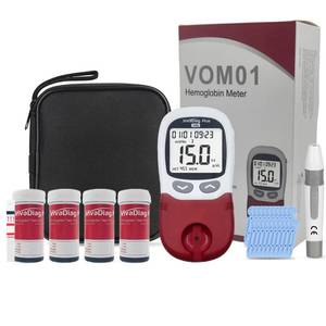 lot 22510 image: 100 Hemoglobin Test Strips with Hemoglobin Test Meter, Hemoglobin Test Kits for Home Use, Home Hemoglobin Tester, Easy to Use and Read.