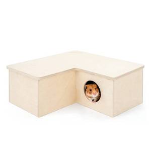 lot 50712 image: Niteangel Multi-Chamber Hamster House Maze - Multi-Room Hideouts & Tunnel Exploring Toys for Hamster Gerbils Mice Lemmings (3-Room Large) - Retail $36