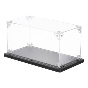 lot 58661 image: MECCANIXITY Acrylic Display Case, 4x8x4 Clear Display Box Assemble Dustproof Display Box Storage Organizer for Collectibles Action Figures - Retail $16
