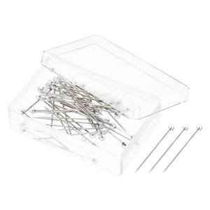 lot 58706 image: PATIKIL Sewing Pins, 5 Set Ball Glass Head Straight Quilting Pin for Sewing Dressmaker Decorations, Clear - Retail $10