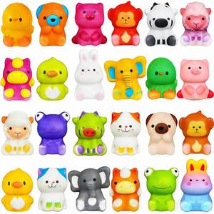 lot 58716 image: CAMIRUS 24PCS Animal Slow Rising Squishies, Slow Squishy Toys for Kids Jumbo Mochi Bulk for School Classroom Rewards Party Favors Prizes Squeeze Fidget - Retail $10