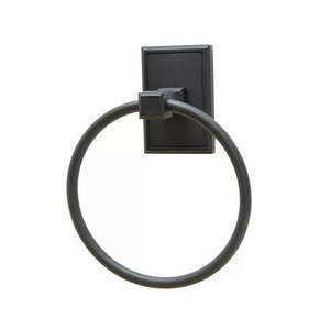lot 26005 image: Residential Essentials Towel Ring, Brushed Nickel