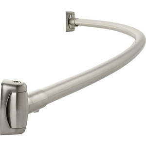 lot 26044 image: Proflo Pfcsr5 5  Stainless Steel Curved Shower Rod - Nickel