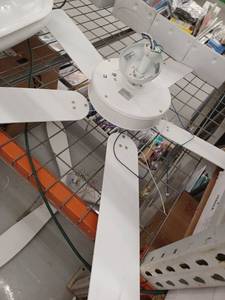 lot 26065 image: 48 in Kichler White Ceiling Fan