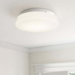 lot 26075 image: Brio Lighting Finn - 3 Light LED Flush Mount Ceiling Light