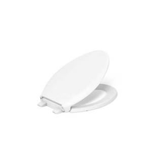 lot 26082 image: Cachet Recycled Plastic Elongated Front Toilet Seat in White