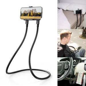 lot 3505 image: B-Land Cell Phone Holder, Universal Mobile Phone Stand, Lazy Bracket, DIY Flexible Mount Stand with Multiple Function (Black) - Retail $15