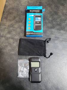 lot 3514 image: Digital LCD Breathalyzer Alcohol Tester - Retail $15