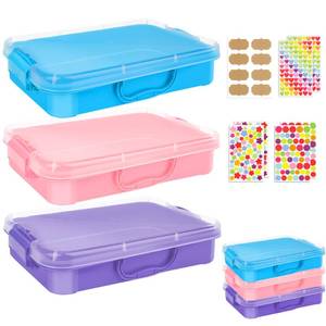 lot 3523 image: Coldairsoap Sensory Bin Sand Tray with Lid  4 Qt (3.8L) Stackable Storage Containers, Sensory Bin Containers, Organizers for Sand, Arts, Crafts-Portable Sandbox - Retail $20