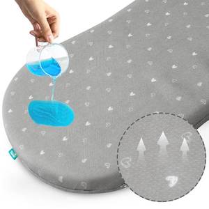 lot 3630 image: Bassinet Mattress Pad 18 x 30, Compatible with Halo Bassinest Swivel, Flex, Glide, Premiere & Luxe Series Sleeper, Waterproof Breathable Soft Baby Foam with Removable Zippered Cover, Grey - Retail $27