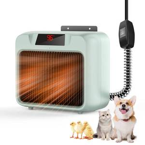 lot 3671 image: Dog House Heater for Outdoor & Indoor Use - 600W300W Safe & Efficient Heating for Pet Houses, Chicken Coops, Rabbit Hutches - Wall-Mounted Design with Overheat Protection & Anti-Chew Cord (grey) - Retail $50
