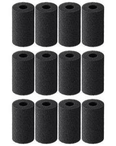 lot 3704 image: Pawfly 12 Pack Pre-Filter Sponge, Aquarium Filter Sponge 0.8 Intake Sponge Foam Roll for Small Fish Shrimp Fry Fish Tank Covers Accessories - Retail $8