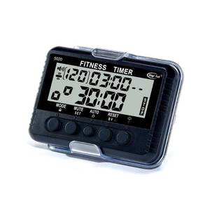 lot 3707 image: Digi 1st T-5020 Fitness Interval Timer, Multi-Functional Training Timer with Pacer Black - Retail $20