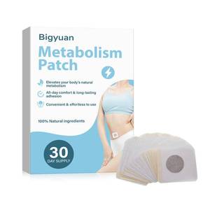 lot 3725 image: bigyuan Metabolism Patches upgraded natural ingredient body patch, suitable for both men and women, A box of 30 tablets. - Retail $16