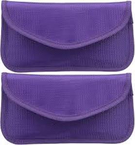 lot 3654 image: Patikil Faraday Bags Purple 2 Pack