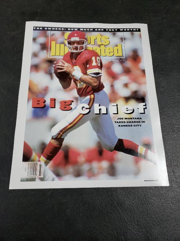 lot 78 image: 1993 Sports Illustrated Kansas City Chiefs Cover Print