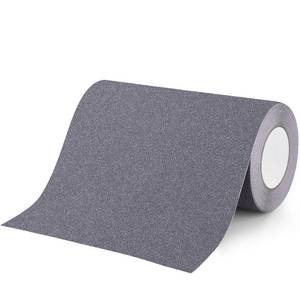lot 3796 image: Qingluan Grip Tape, Anti Slip Tape OutdoorIndoor Waterproof, Non Slip Tape for Stair Steps, Tread Staircases, Ramps, Skateboards (Grey Tape, 9.8w) - Retail $39