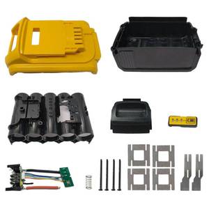 lot 3831 image: zslitp 10-Cell 18650 Plastic Battery Shell Repair Kit Compatible with Dewalt DCB200 20V Batter y Case 3.0Ah -6.0Ah DCB203,DCB204 DCB205 Batte ry Cover (10Cell-case) - Retail $20