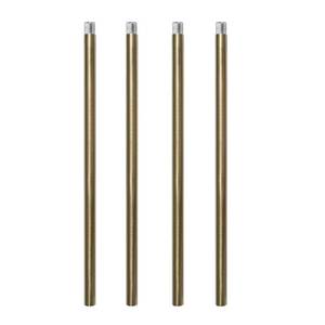 lot 3863 image: HALIGATE Polished Brass M12 Threaded Extension Rod for Pendant Light, Island Lighting, Chandeliers,Lighting Fixture downrods & Stems,12 Inches 13.5mm OD (0.531) x 300mm L (11.81) - Retail $28