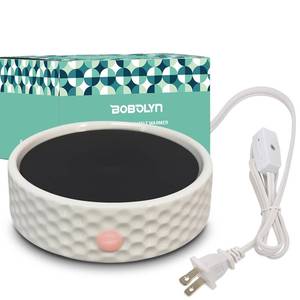 lot 3889 image: Electric Large Candle Warmer Plate - Ceramic Candle Wax Warmers for Jar Candles, Coffee Mug Warmer, Cup Warmers for Home Office, Aromatherapy Fragrance and Heating Beverage, Milk, Tea, Hot Chocolate - Retail $13