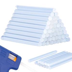 lot 3909 image: Mini Hot Glue Sticks - Mini Glue Gun Sticks,4 Long x 0.27 Diameter,Clear Small for Fabric,Wood,Paper,Metal,Plastic,Compatible with Most All-Purpose for Crafting - Retail $5