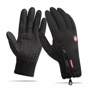 lot 3924 image: CYG&ampCL Outdoor Winter Touchscreen Warm Gloves, Water Resistant Windproof Anti-Slip Sports Gloves for Cycling Driving Running Hiking Climbing Skiing Sports, Adjustable Size for Men Women - Retail $8