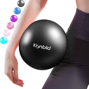 lot 3989 image: kisnbld Small Exercise Ball, 9 Inch Mini Pilates Ball, Anti Burst and Slip Resistant Mini Yoga Ball for Stability, Fitness, Physical Therapy, Stretching & Core Strength Workout at Home Gym & Office - Retail $9
